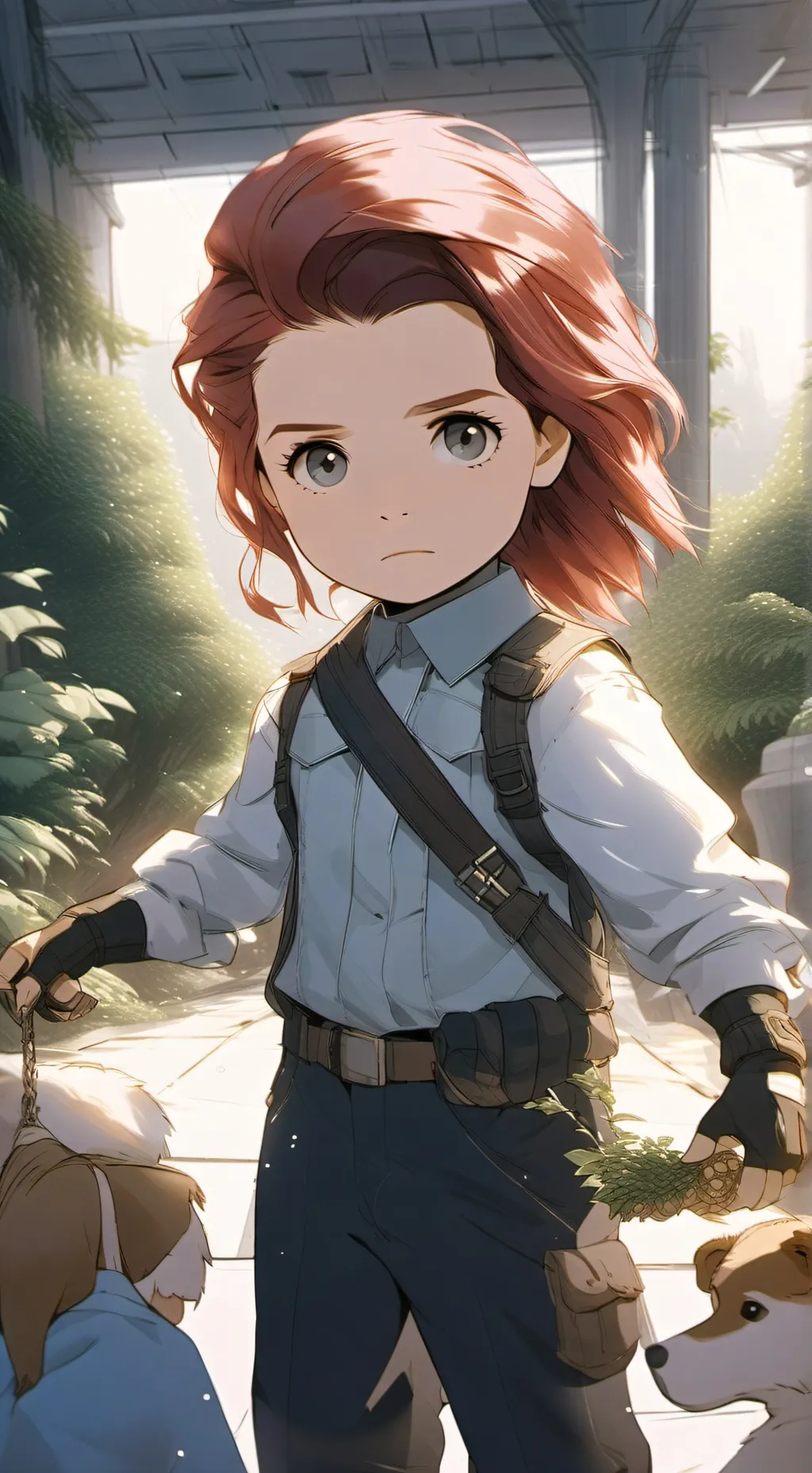ai character: ScarlettCGUlittle background
