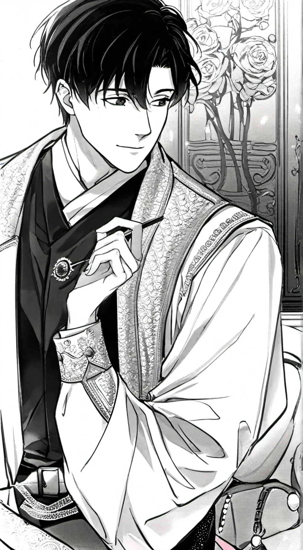 ai character: Gi-hun x in-ho background