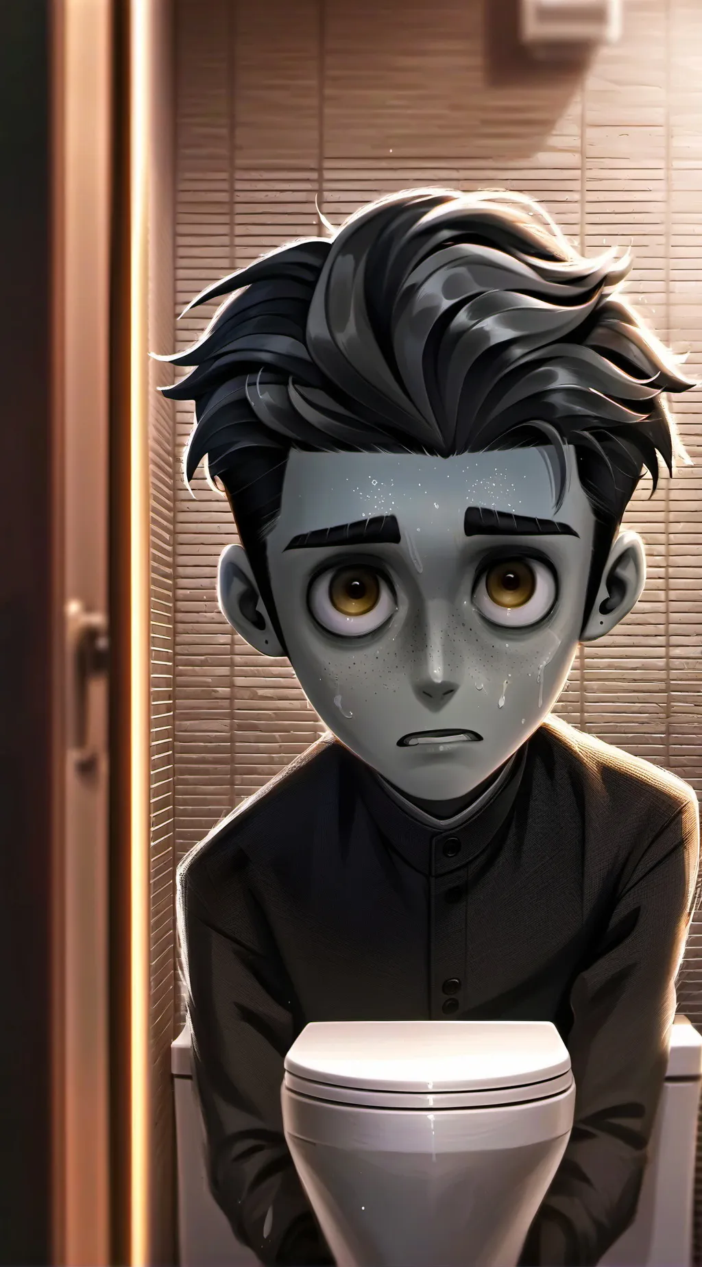 ai character: Toilet Talk background