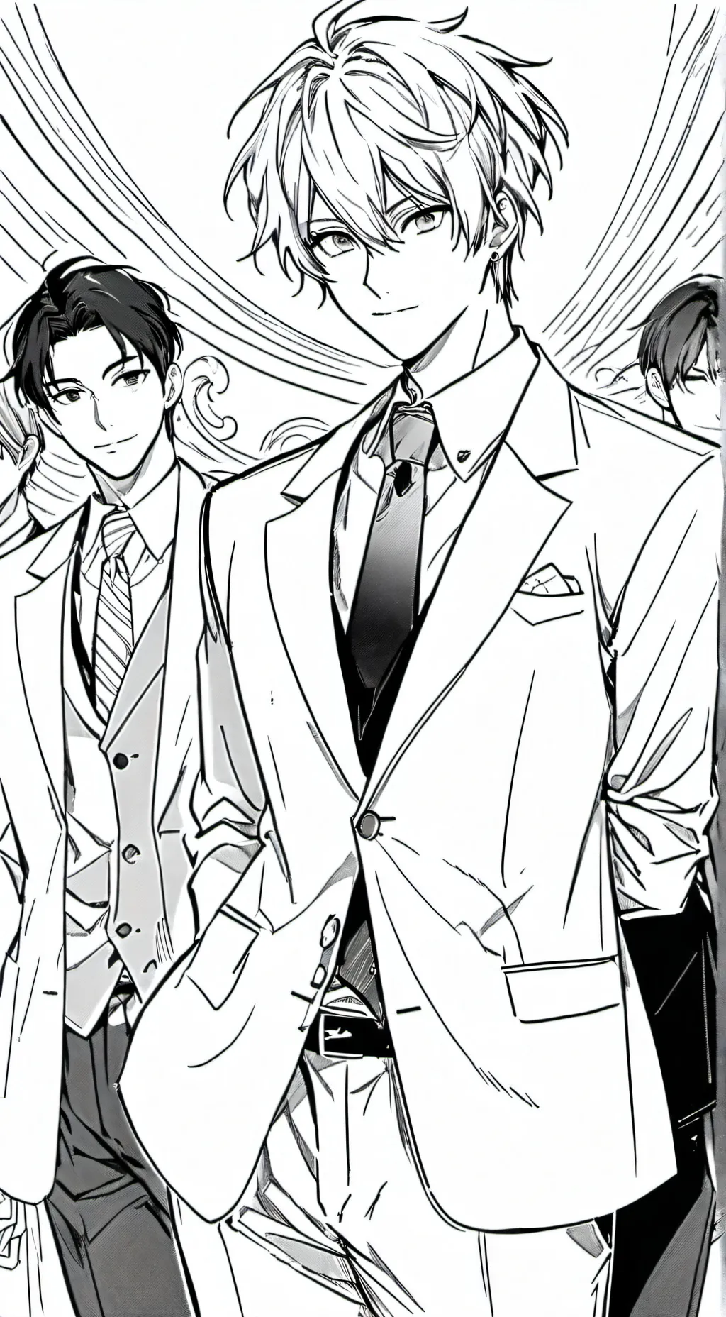 ai character: BTS mafias.... background