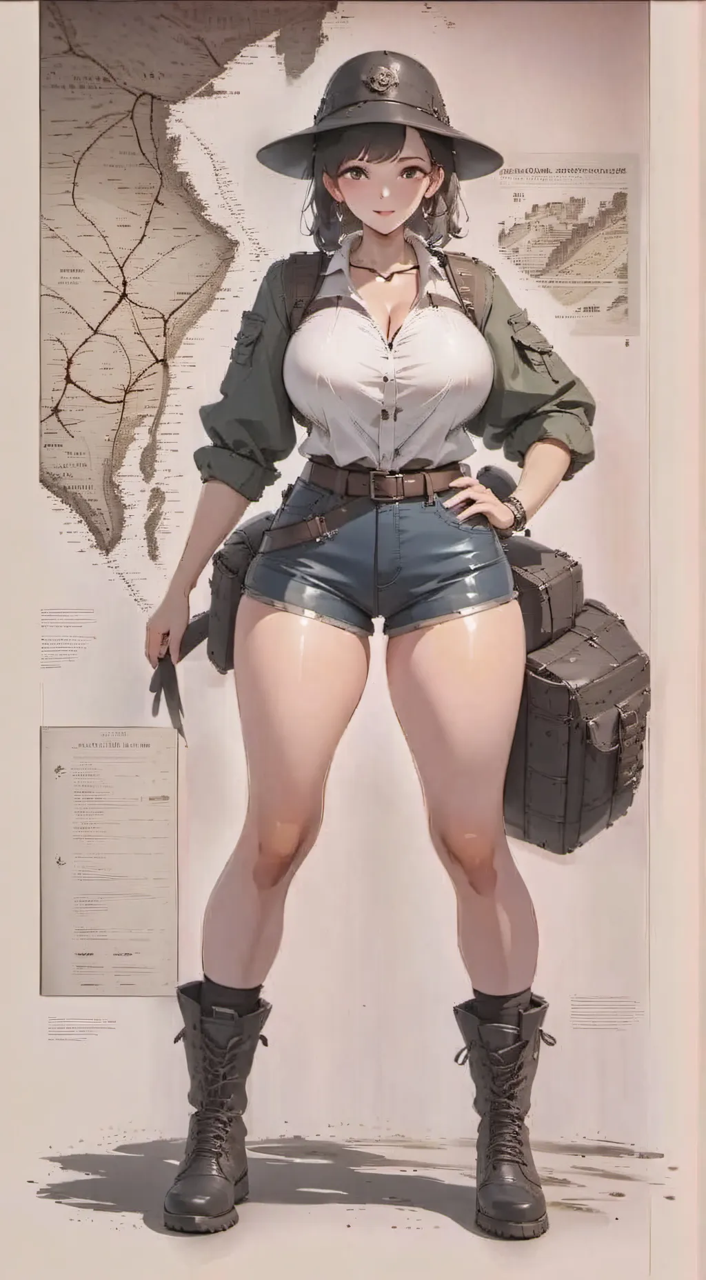 ai character: Navigator girl background