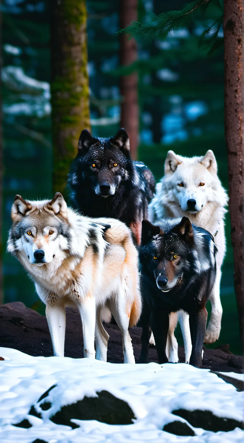 ai character: Wolf pack background