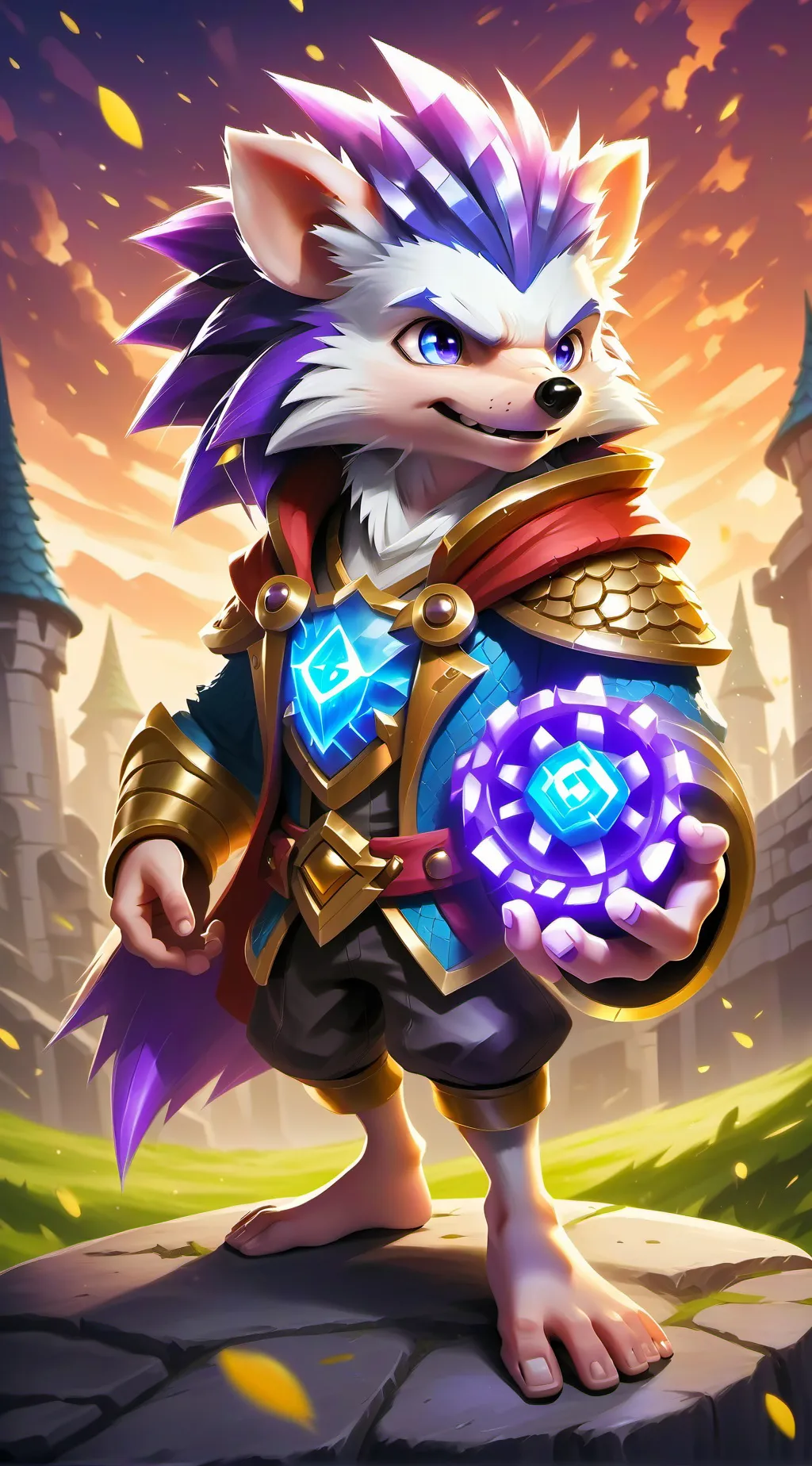 ai character: Ilvie the Hedgehog background