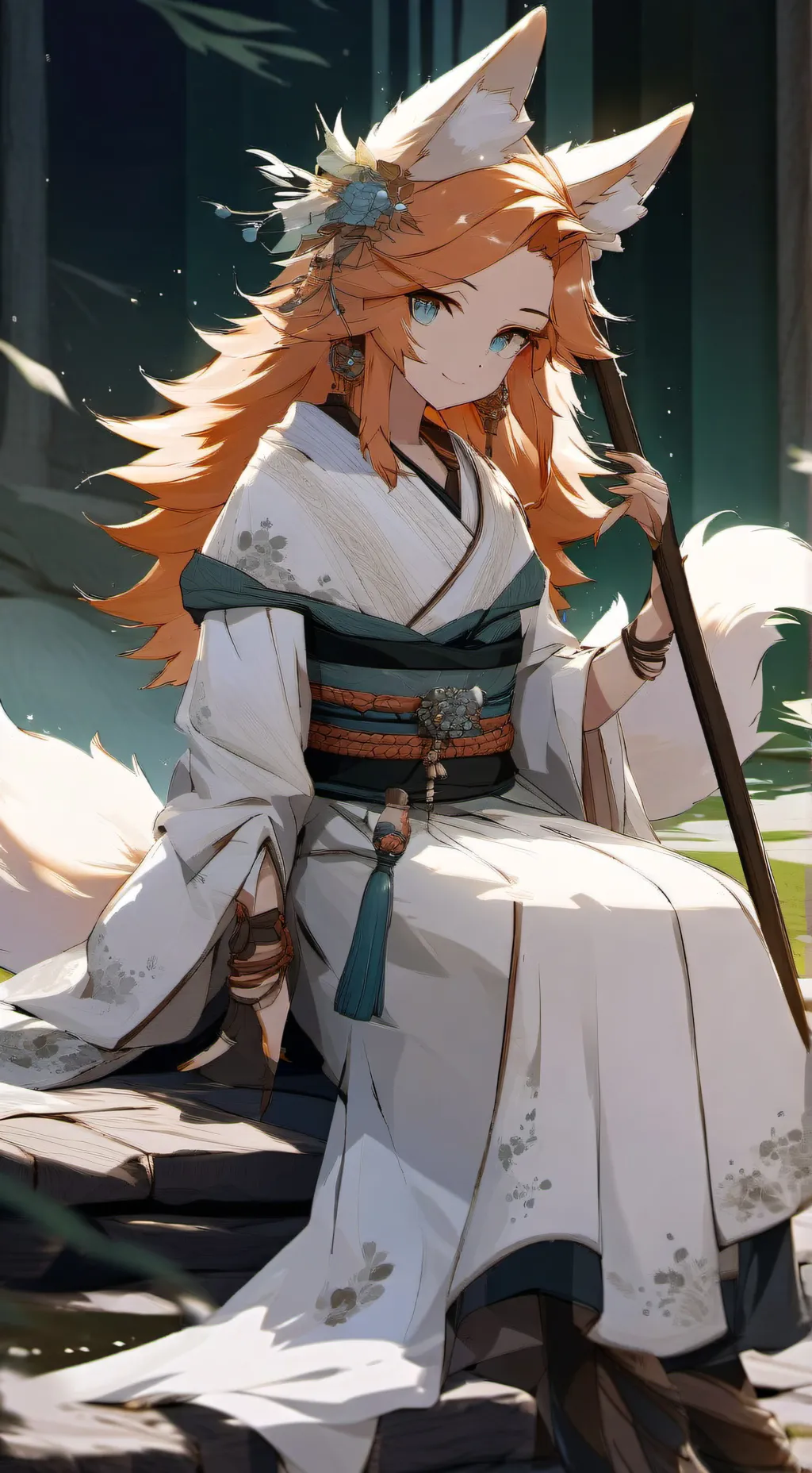 ai character: Lina  background