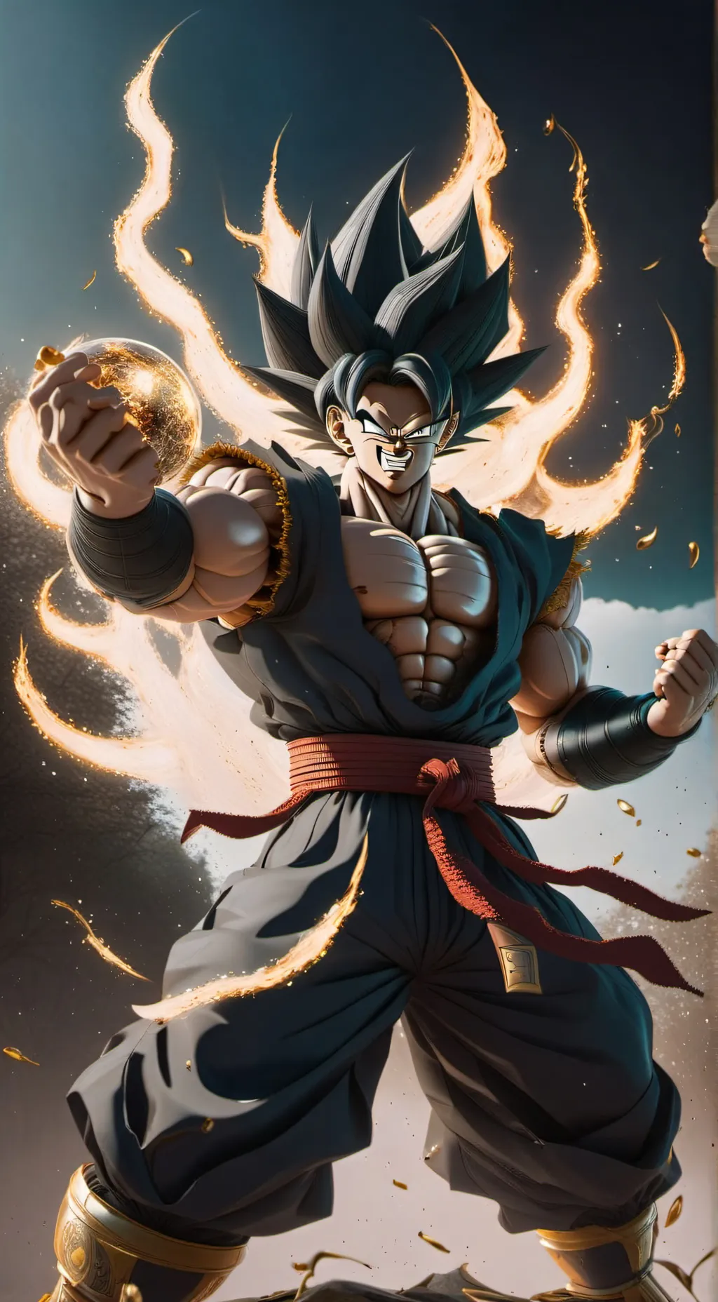 ai character: saiyan ( my oc) background