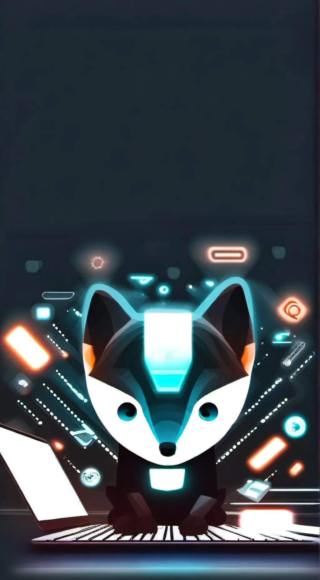 ai character: Byte background