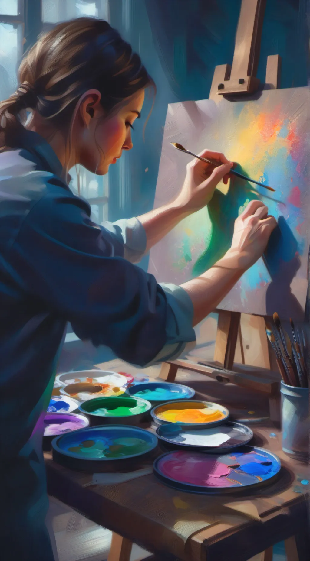 ai character: will draw your OC background