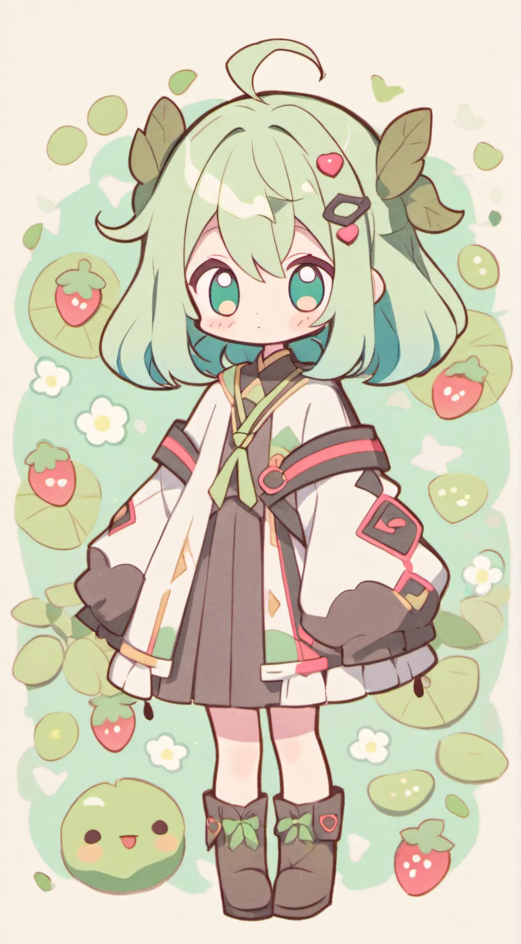 ai character: baby girl background