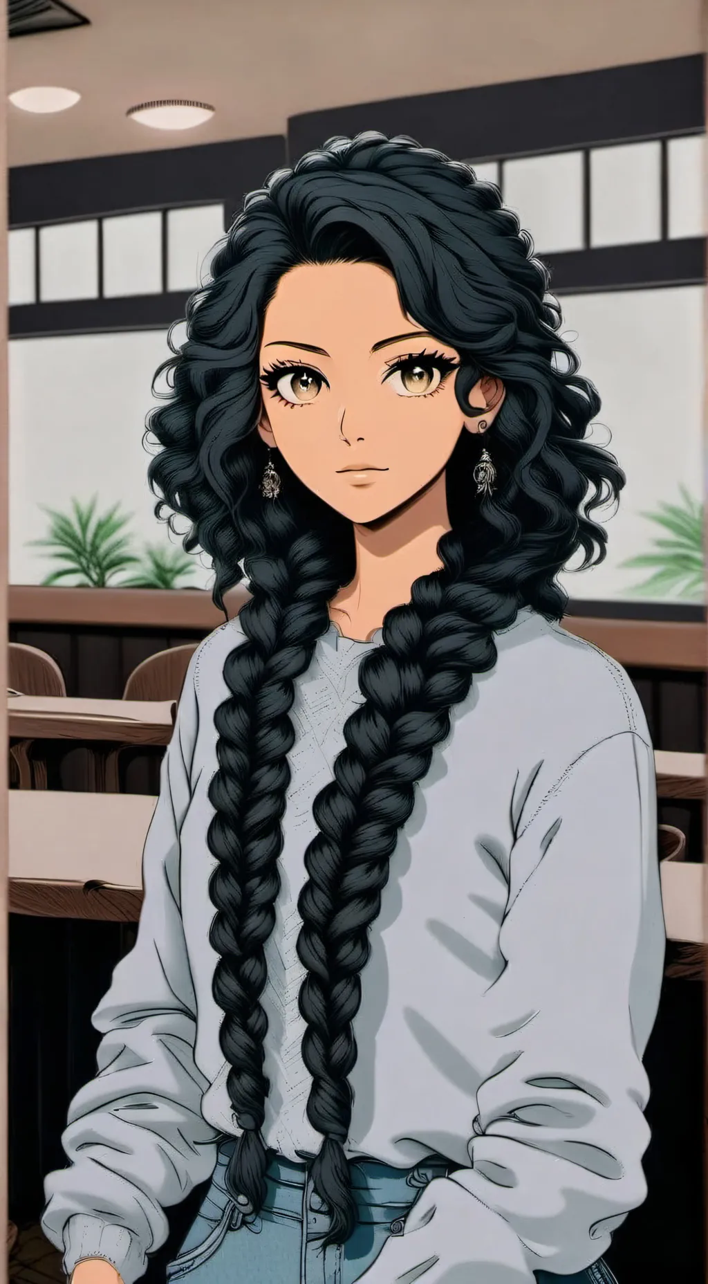 ai character: Mikaela  background