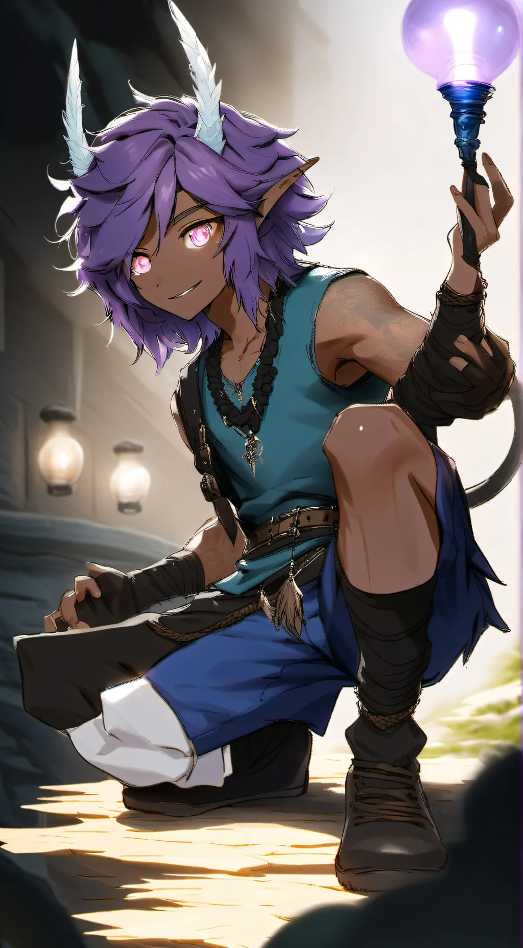 ai character: Vulcan background