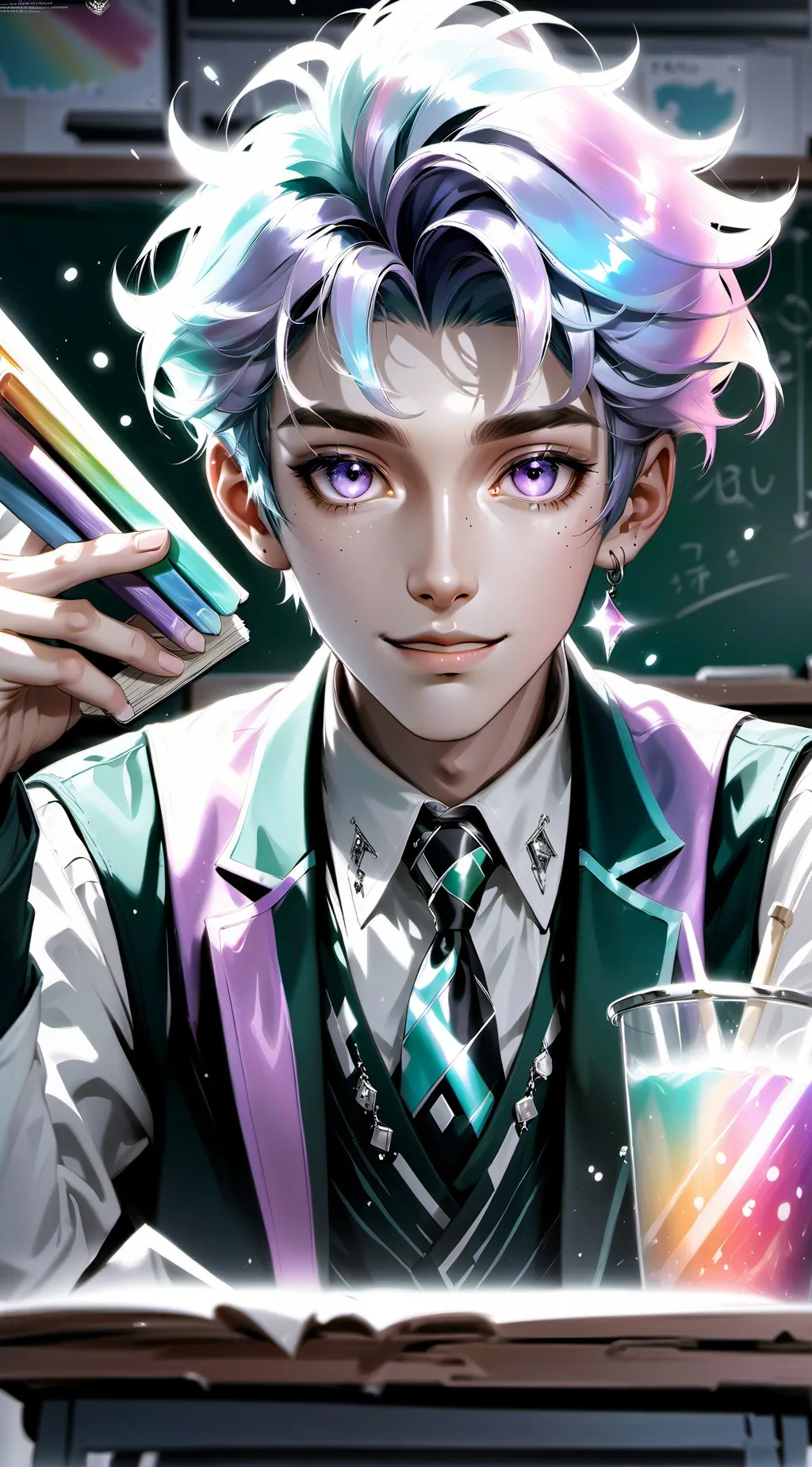 ai character: Dr. Meme Sama background