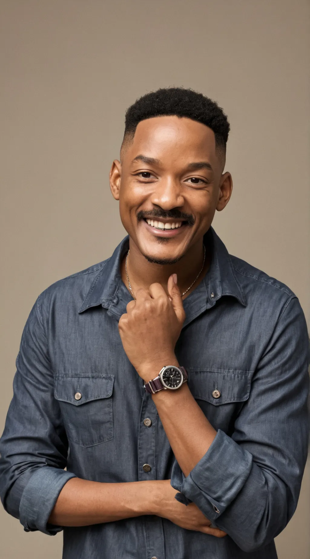 ai character: Will Smith background