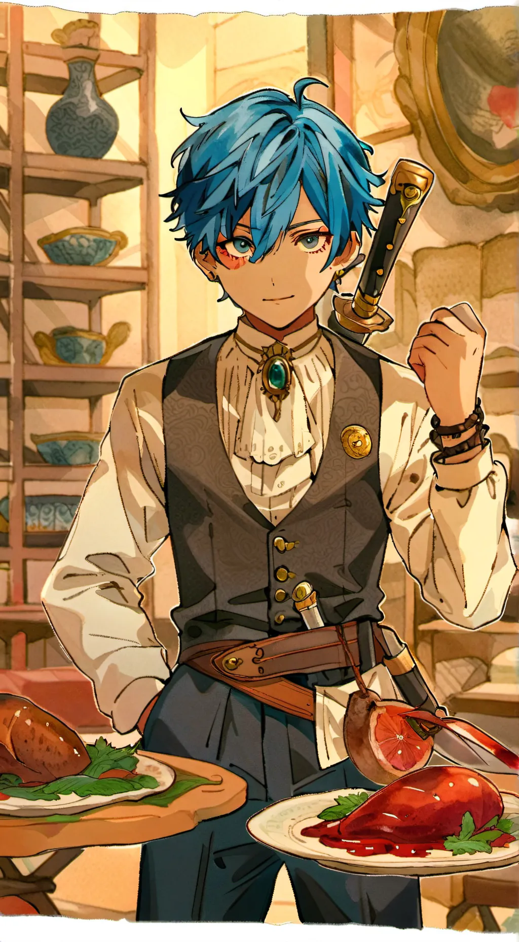 ai character: Shorten goruta background