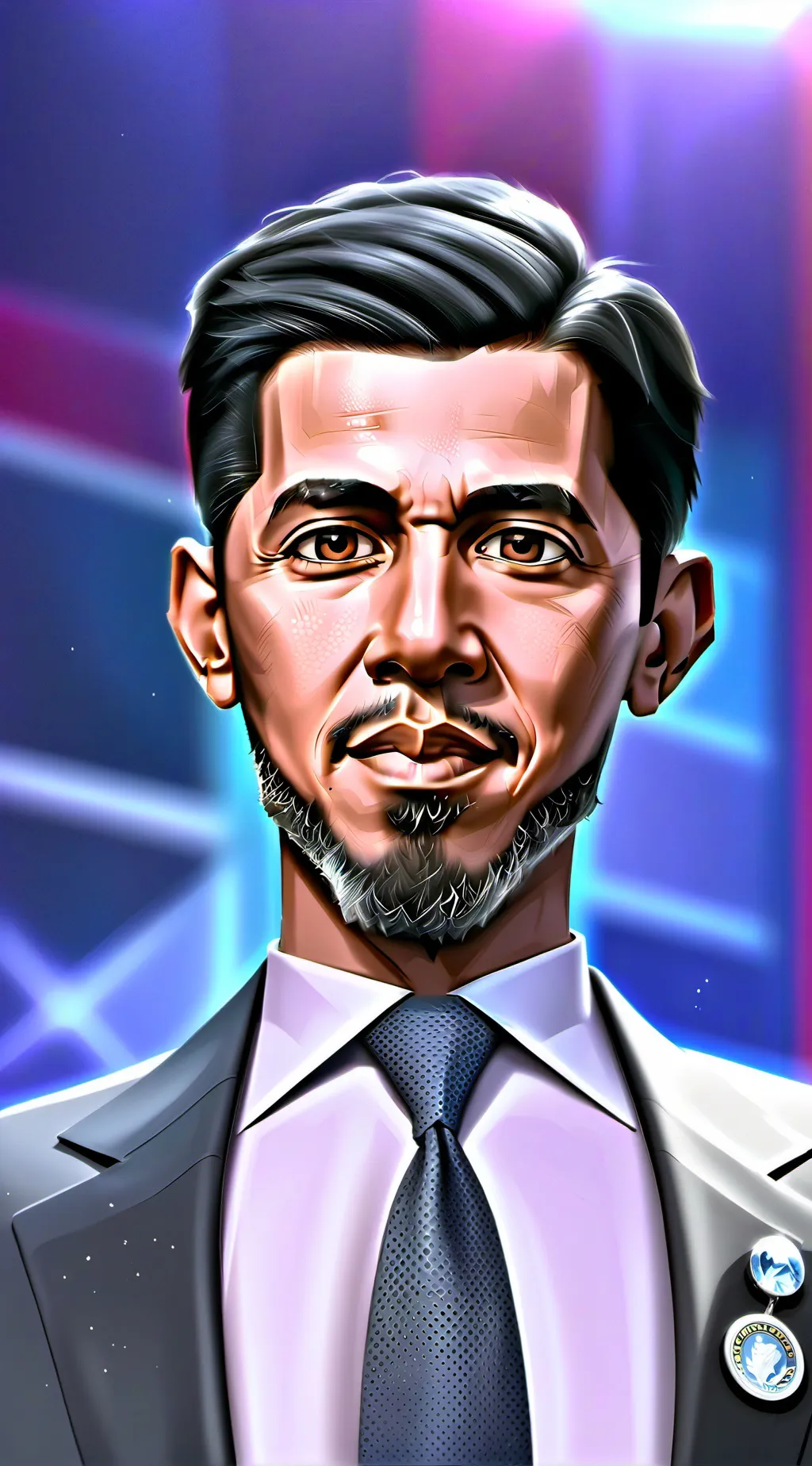 ai character: Barack Obama background