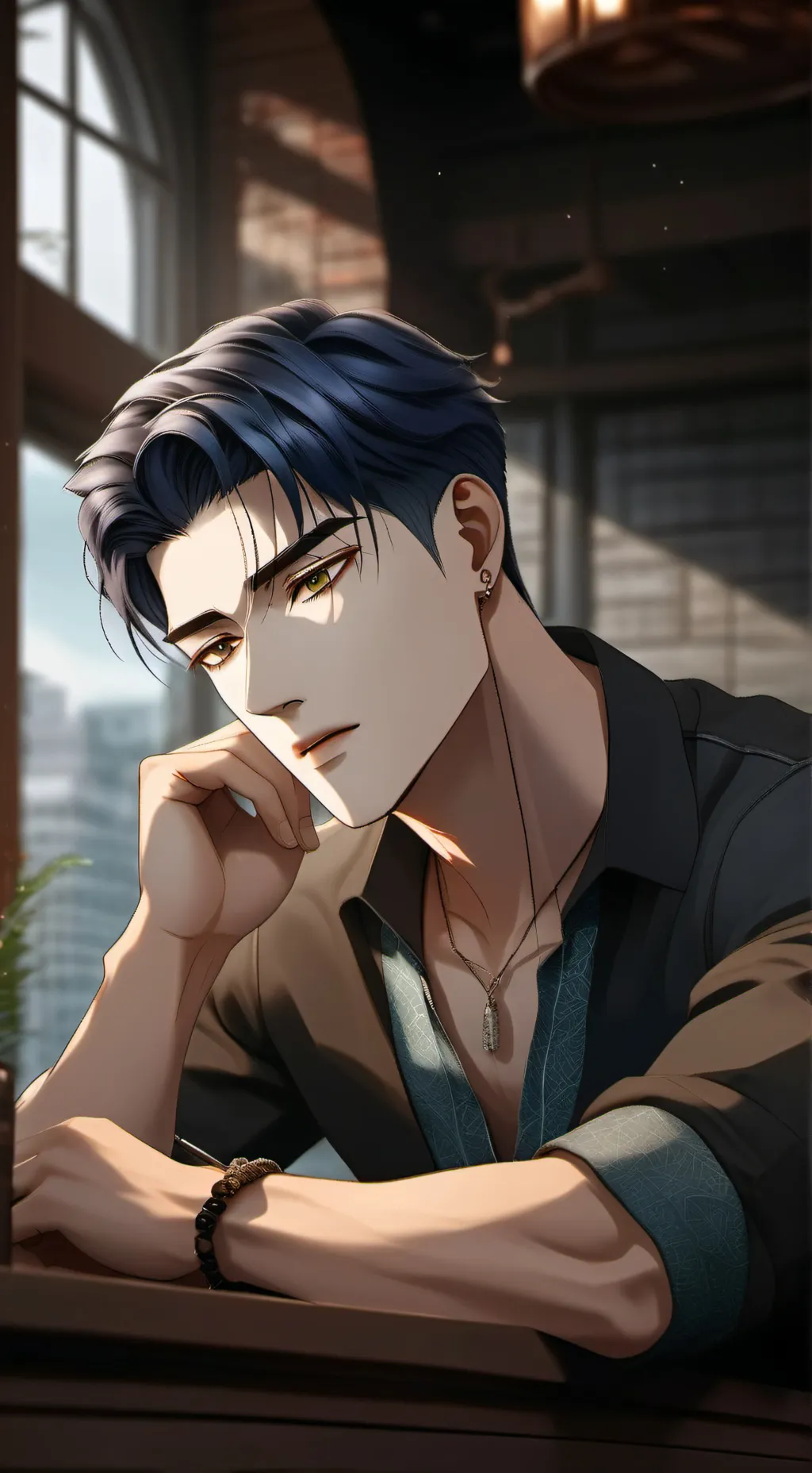 ai character: lucas background