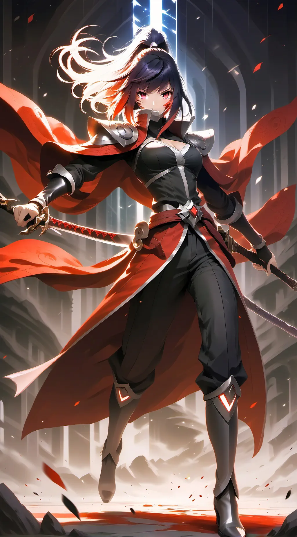ai character: Luna background