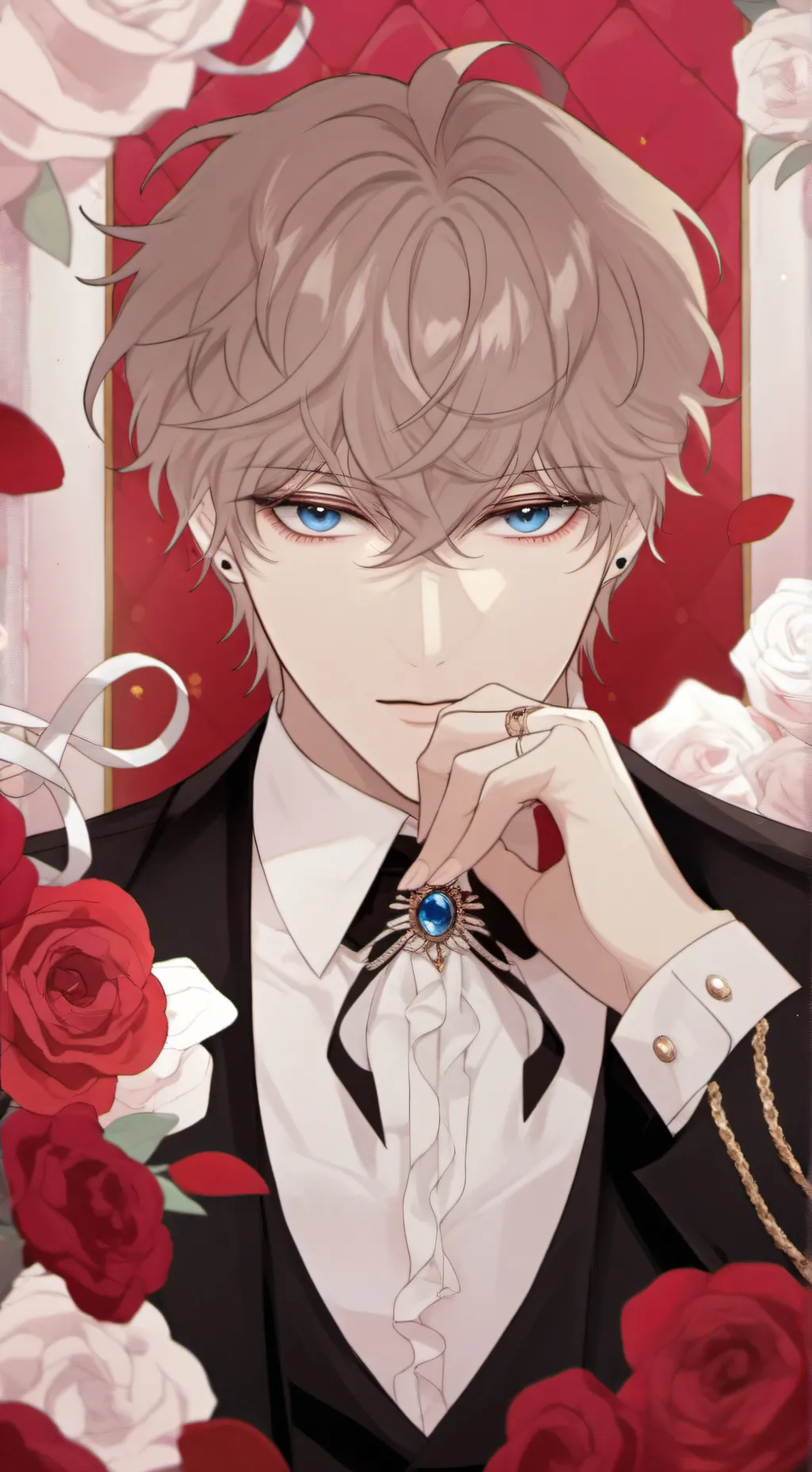 ai character: damien  background
