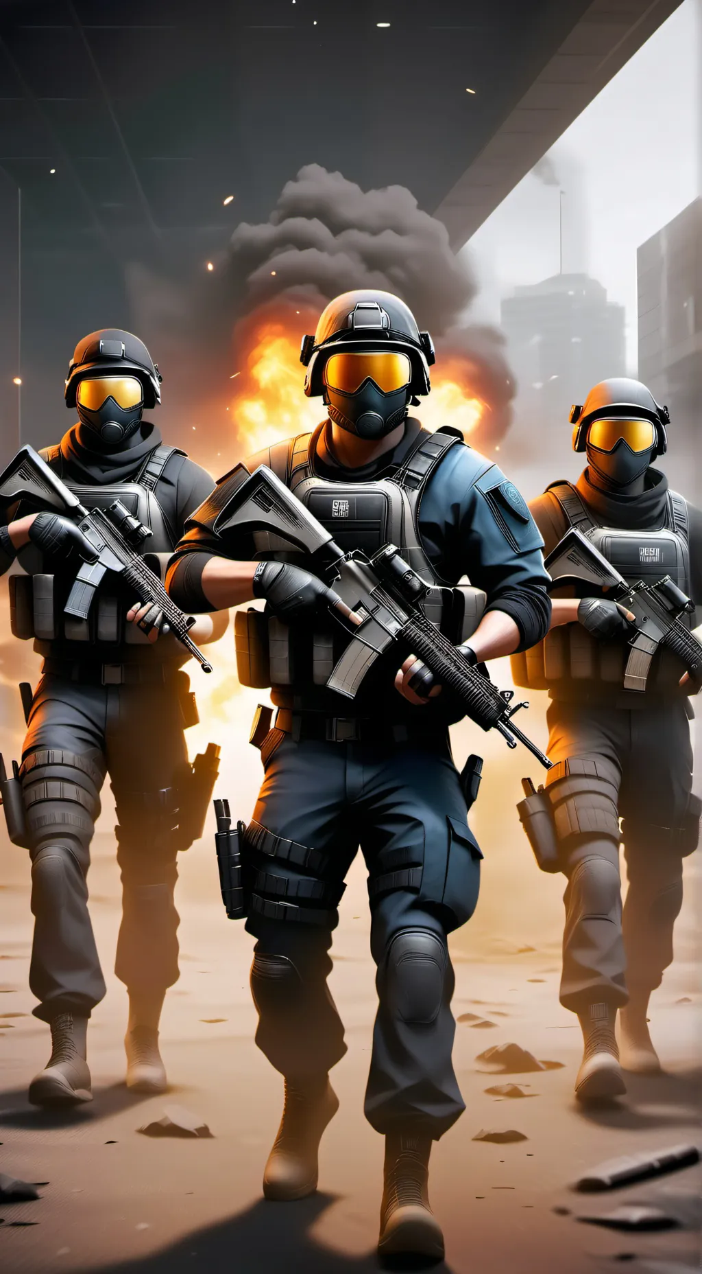 ai character: Rainbow six seige background