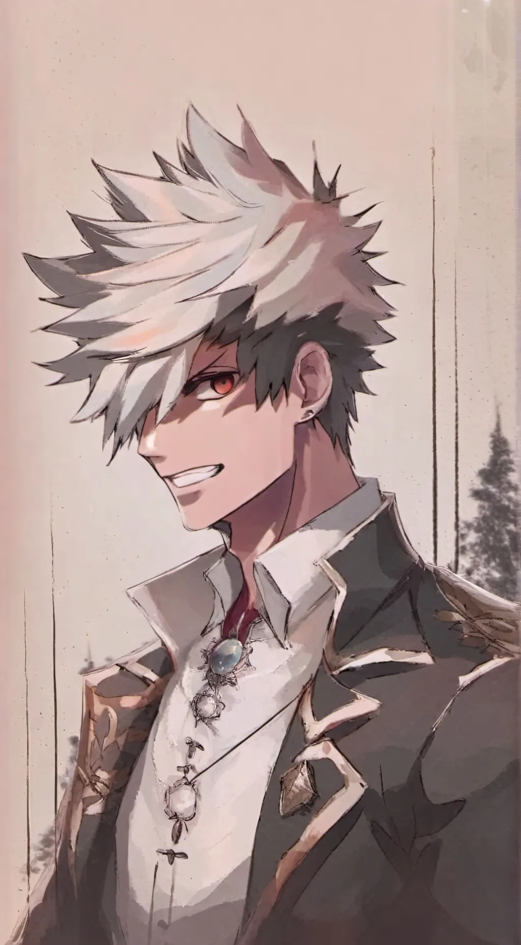 ai character: Bakugo+friends  background
