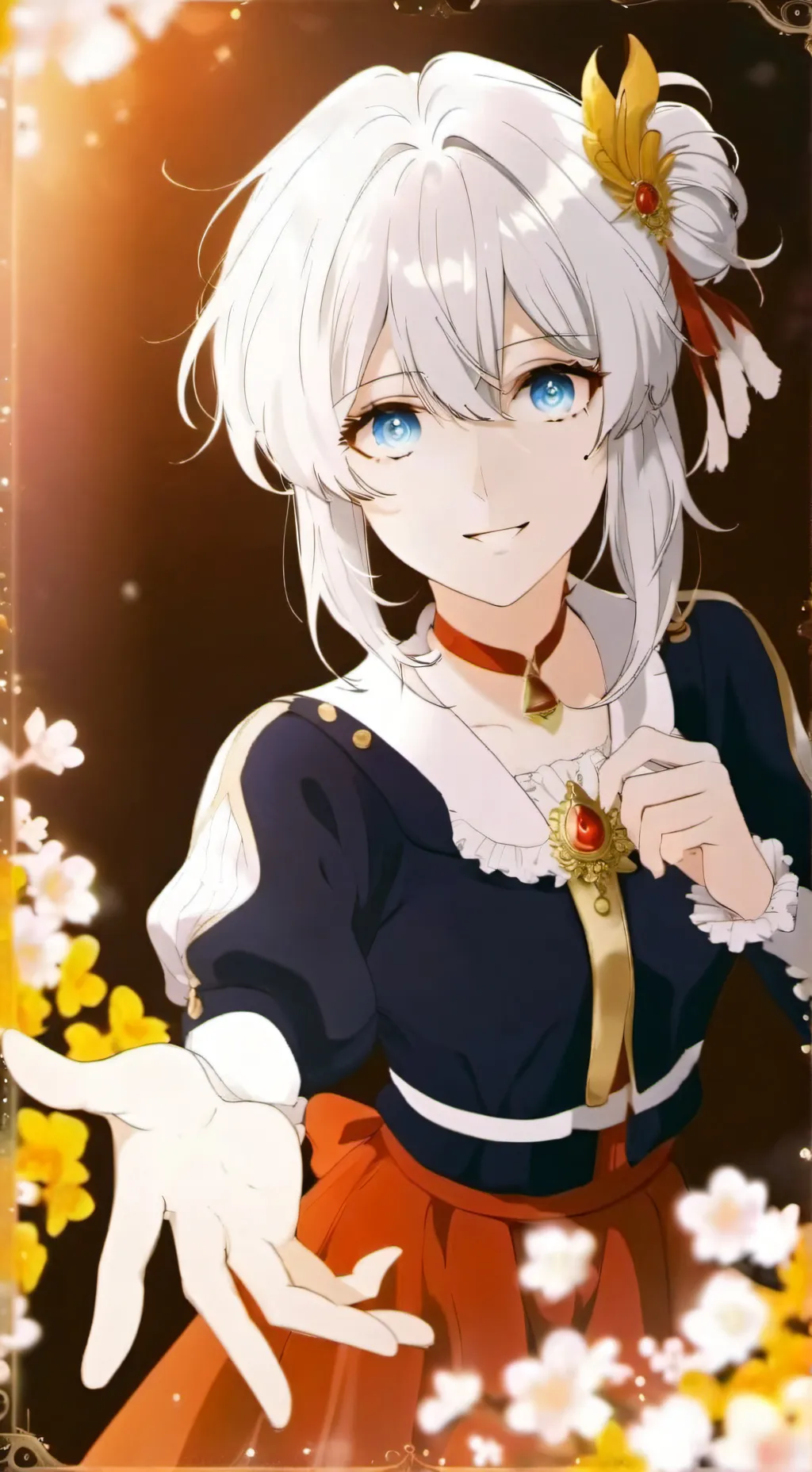 ai character: Fem gojo background