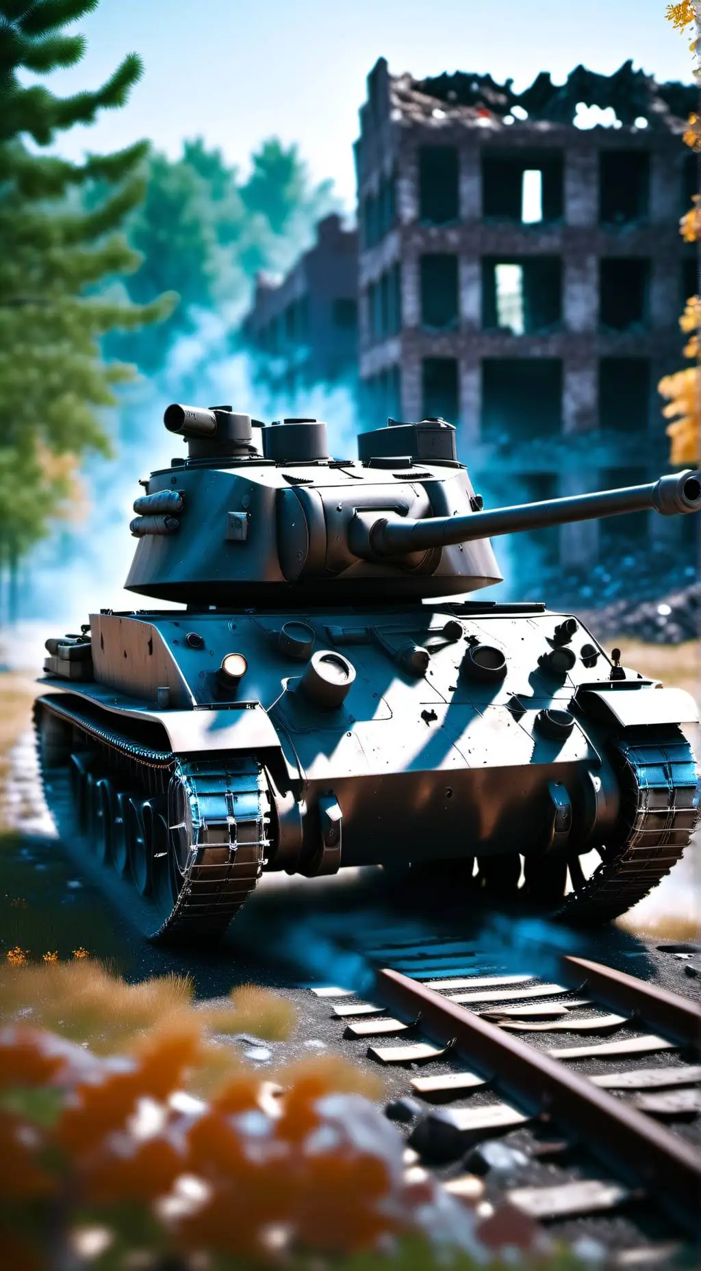 ai character: Apocalyptic USA background