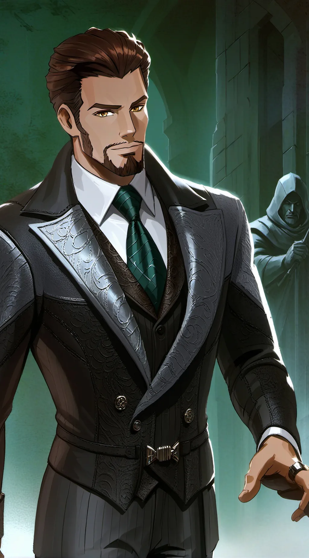 ai character: David Xanatos background