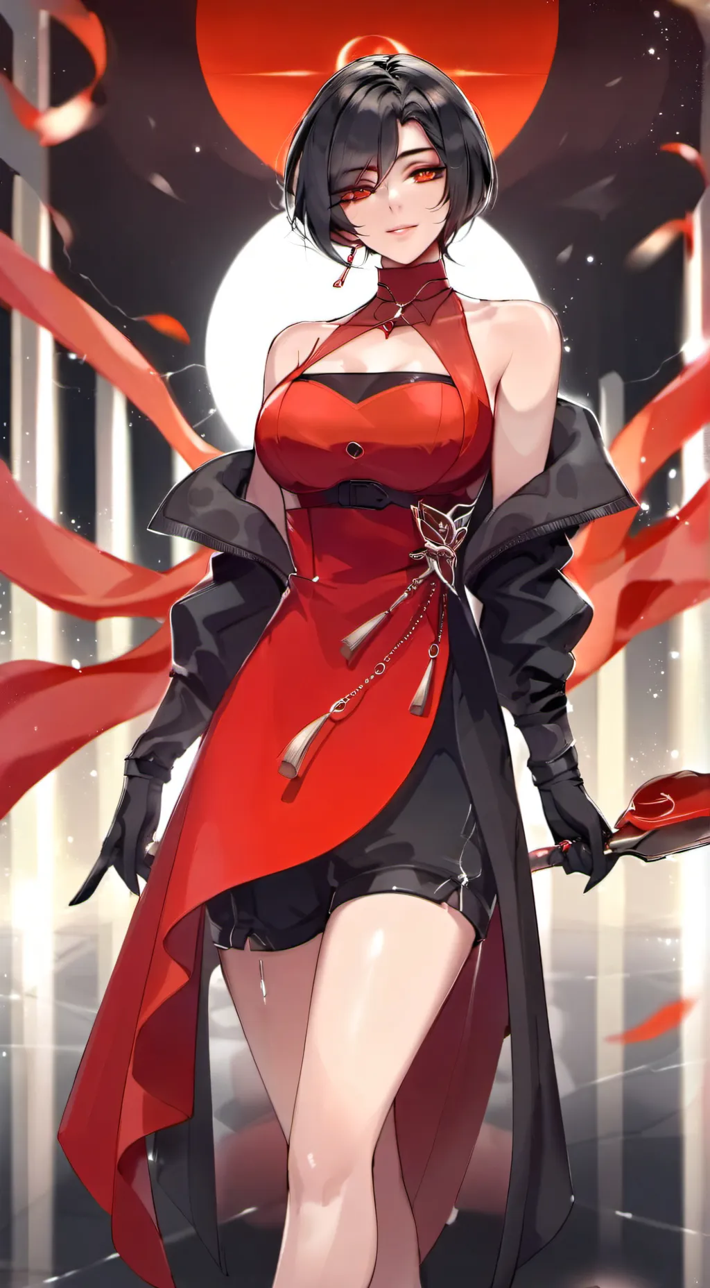 ai character: Red Queen background