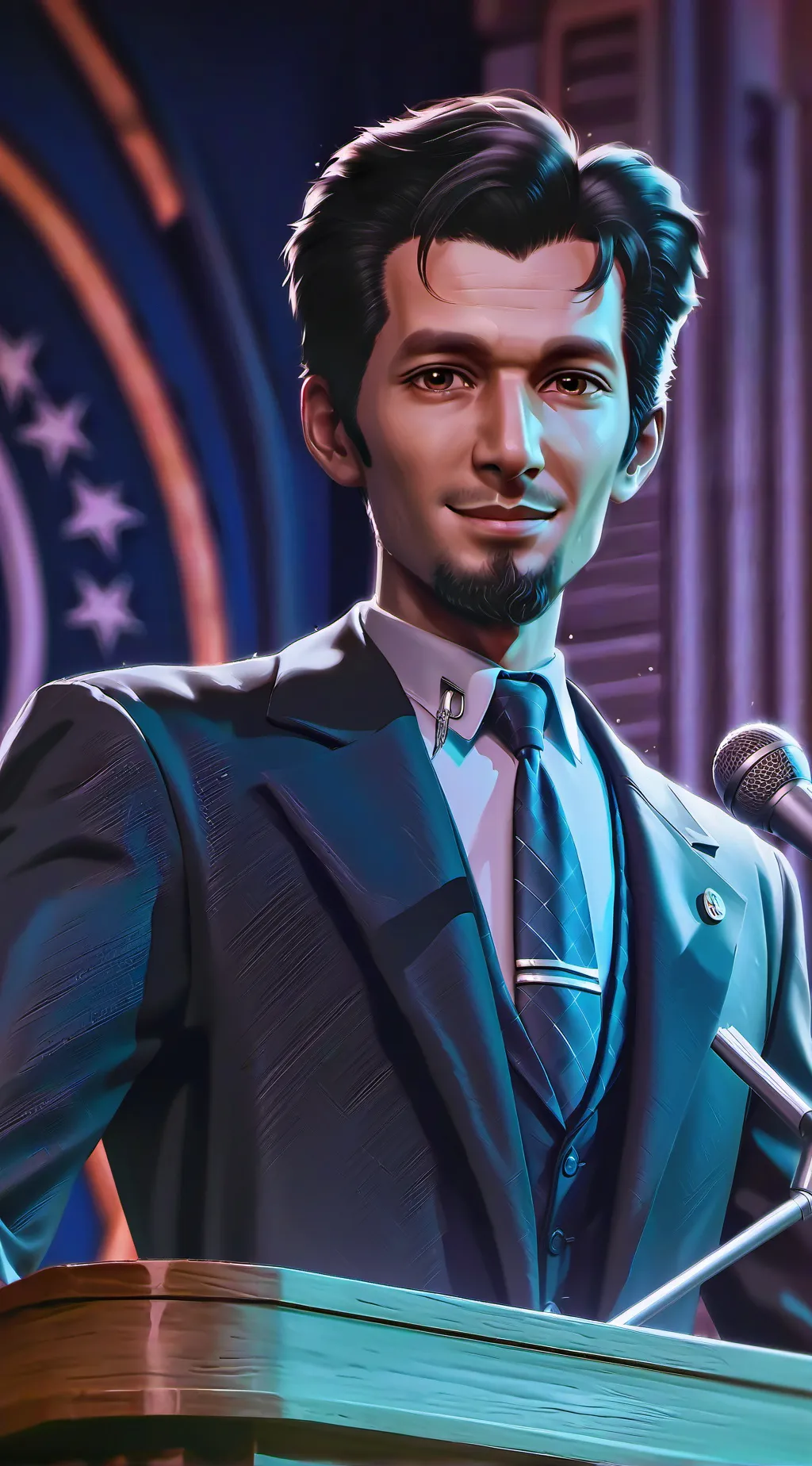 ai character: Martin Luther King background