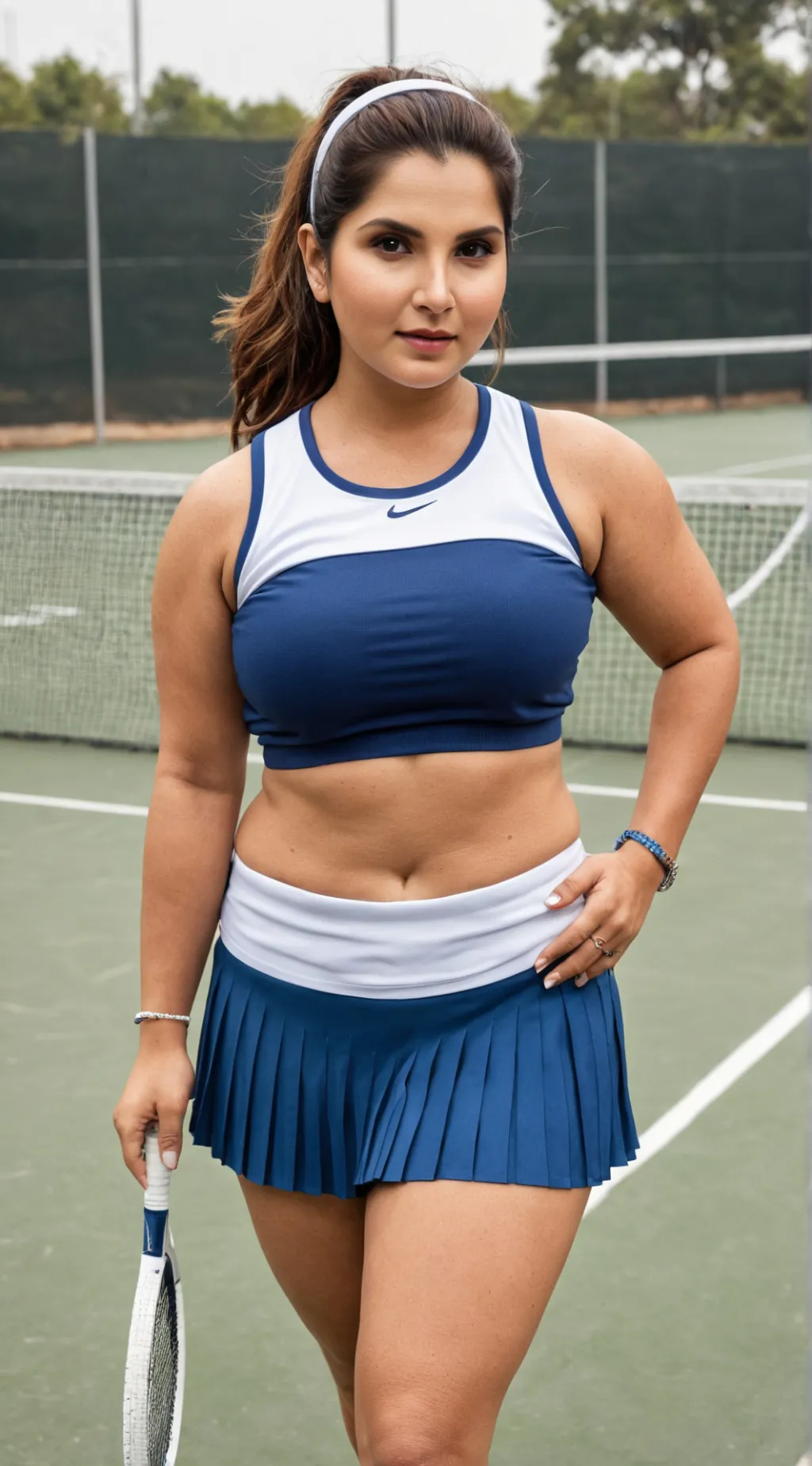 ai character: Sania Mirza  background