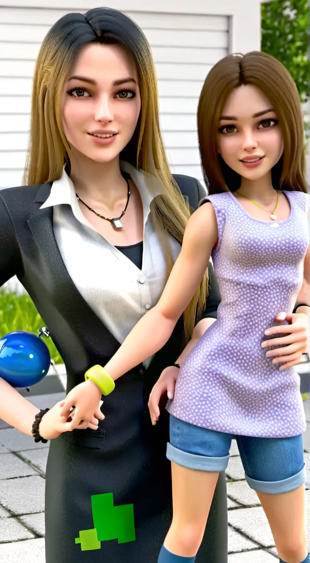 ai character: Anita & Alexis background
