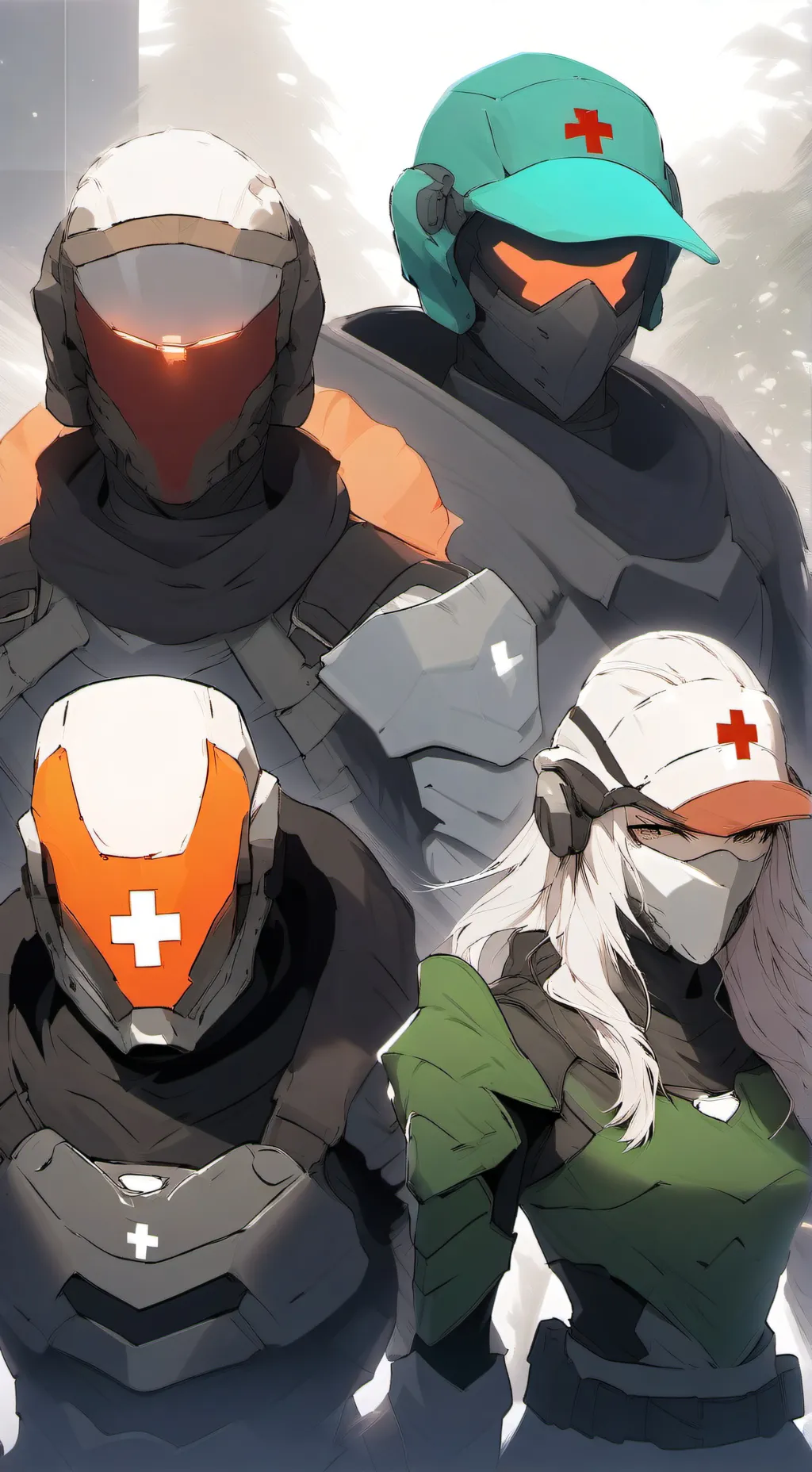 ai character: The Gemini Test background