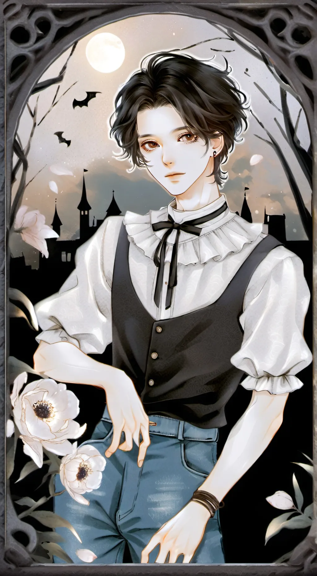 ai character: Sebastían background