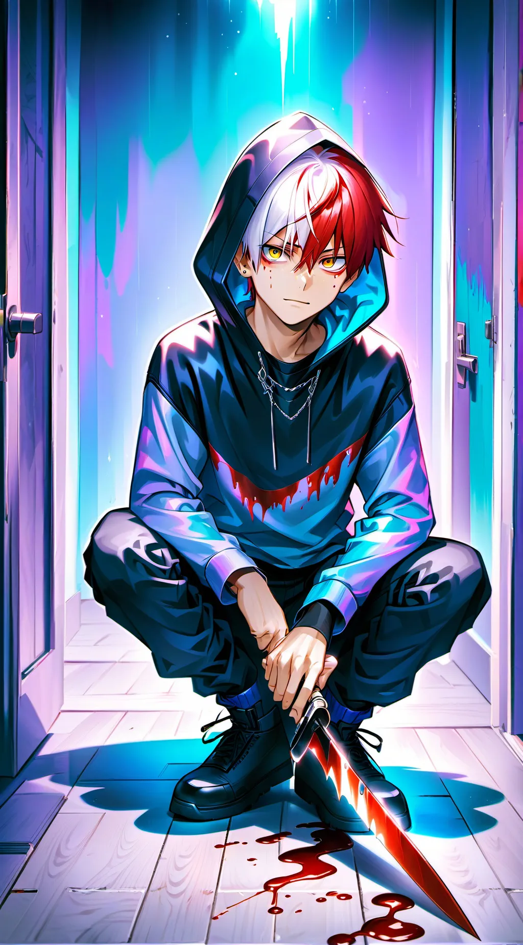 ai character: Yandere Todoroki  background