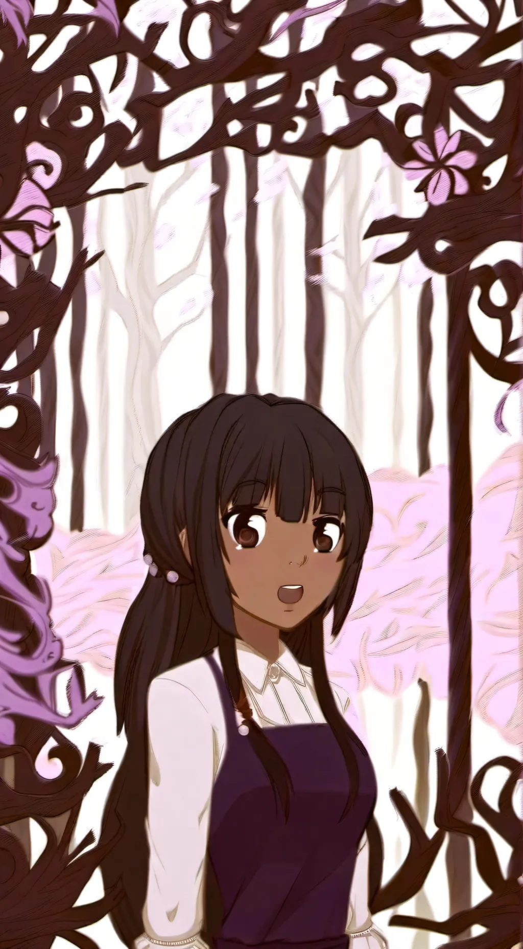 ai character: purin background
