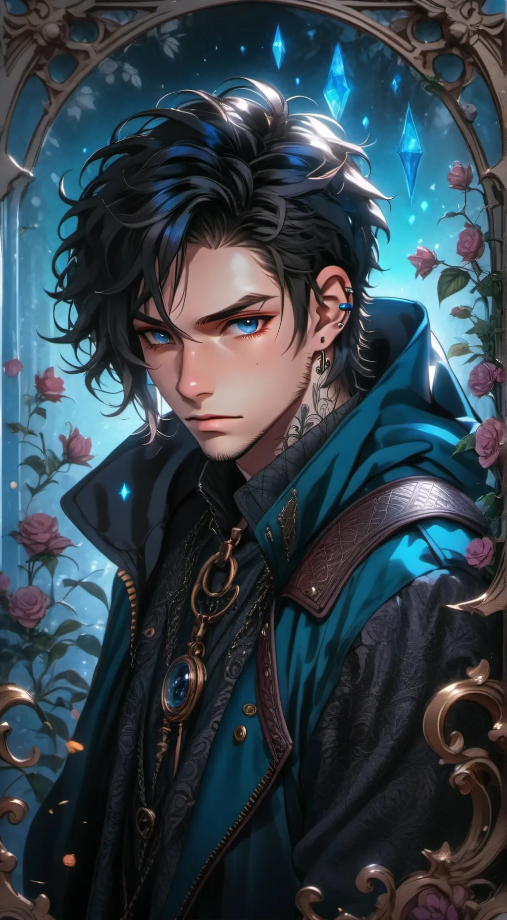 ai character: Nicolas  background