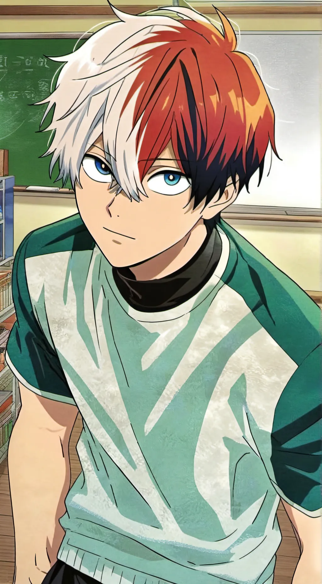 ai character: Shoto(Valentine's) background