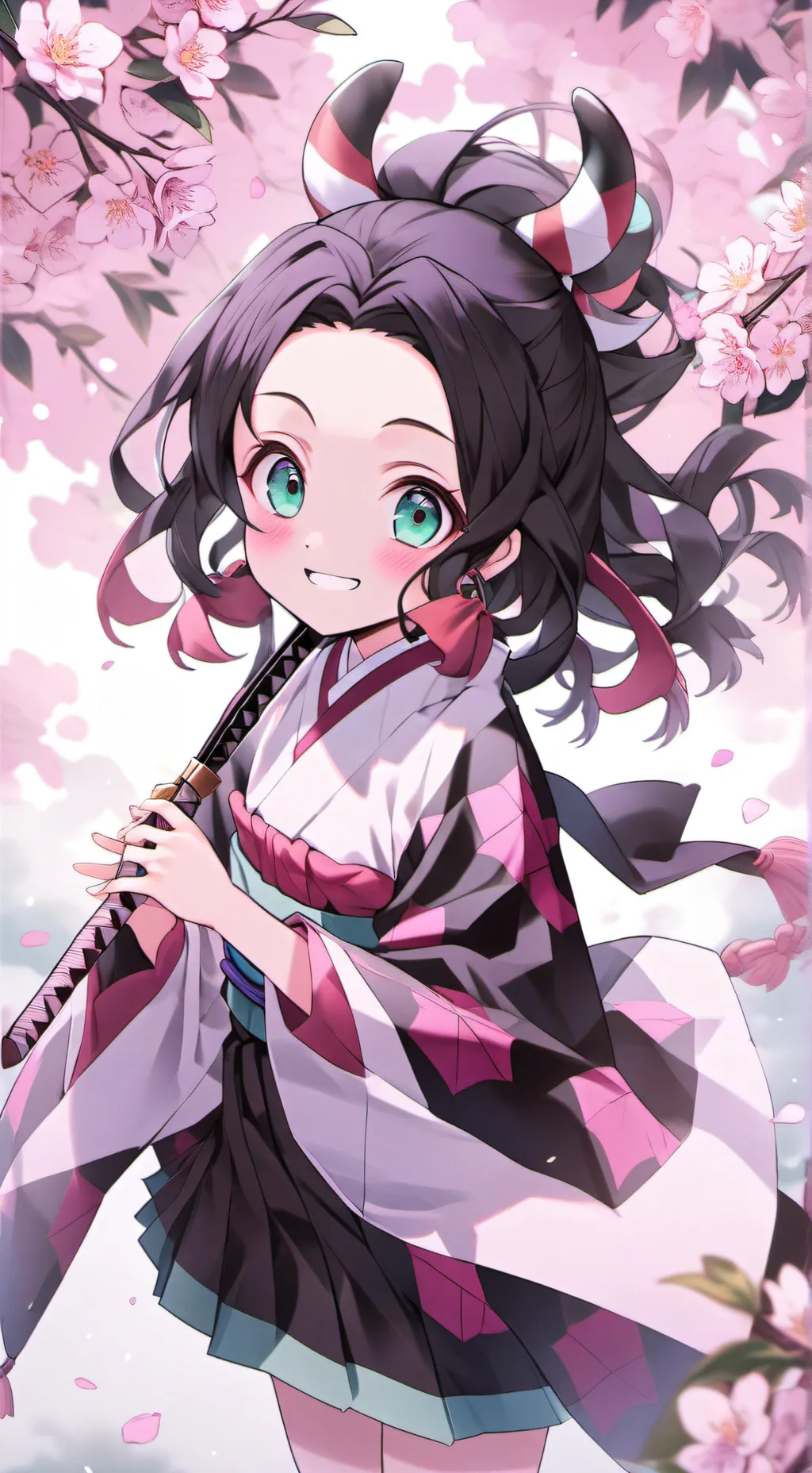 ai character: demon slayer background