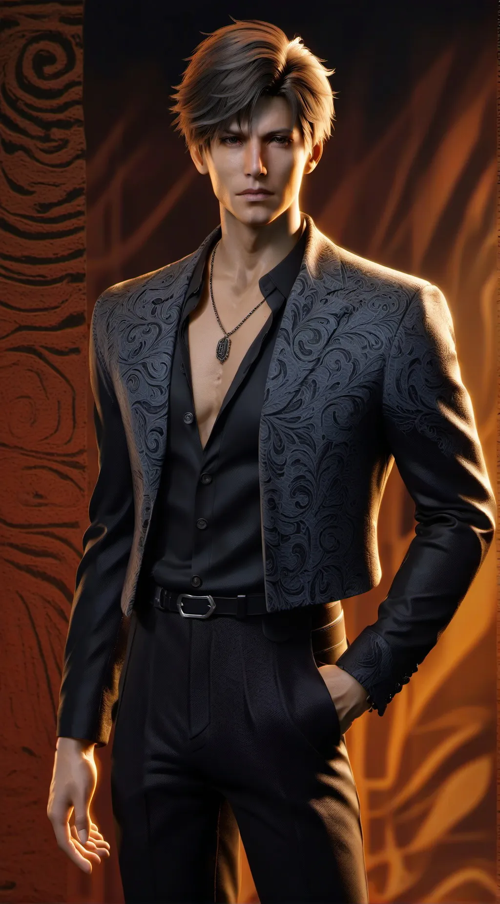 ai character: Axel (papà)  background