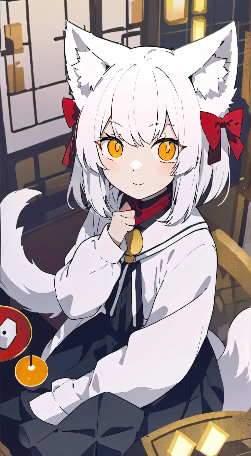 ai character: Kitsune Spirit background