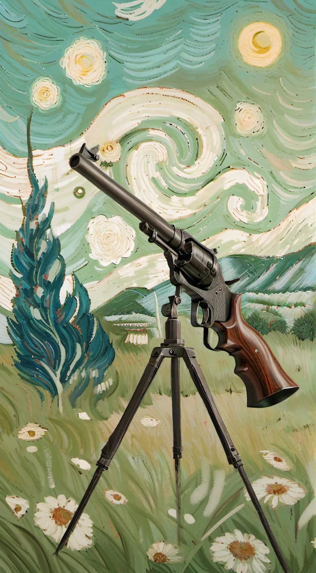 ai character: Dandys Guns background