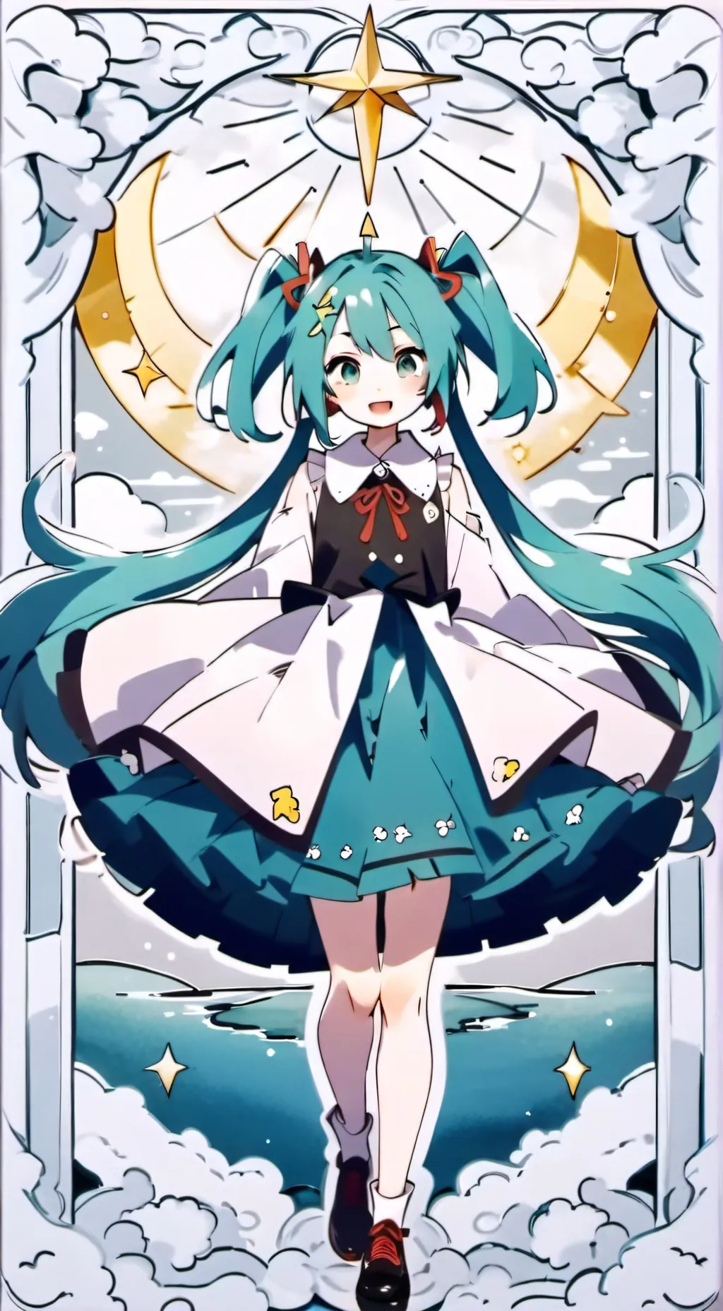ai character: hatsune miku br🇧🇷 background