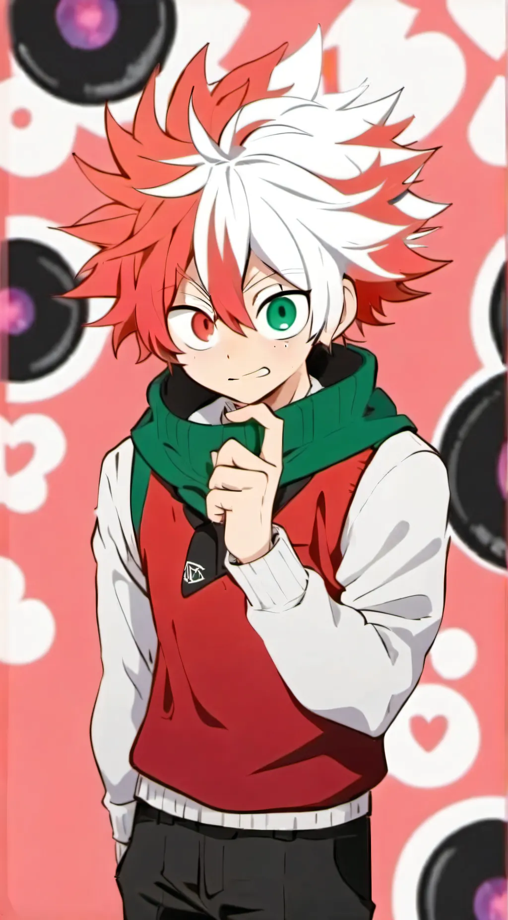 ai character: todoroki  background