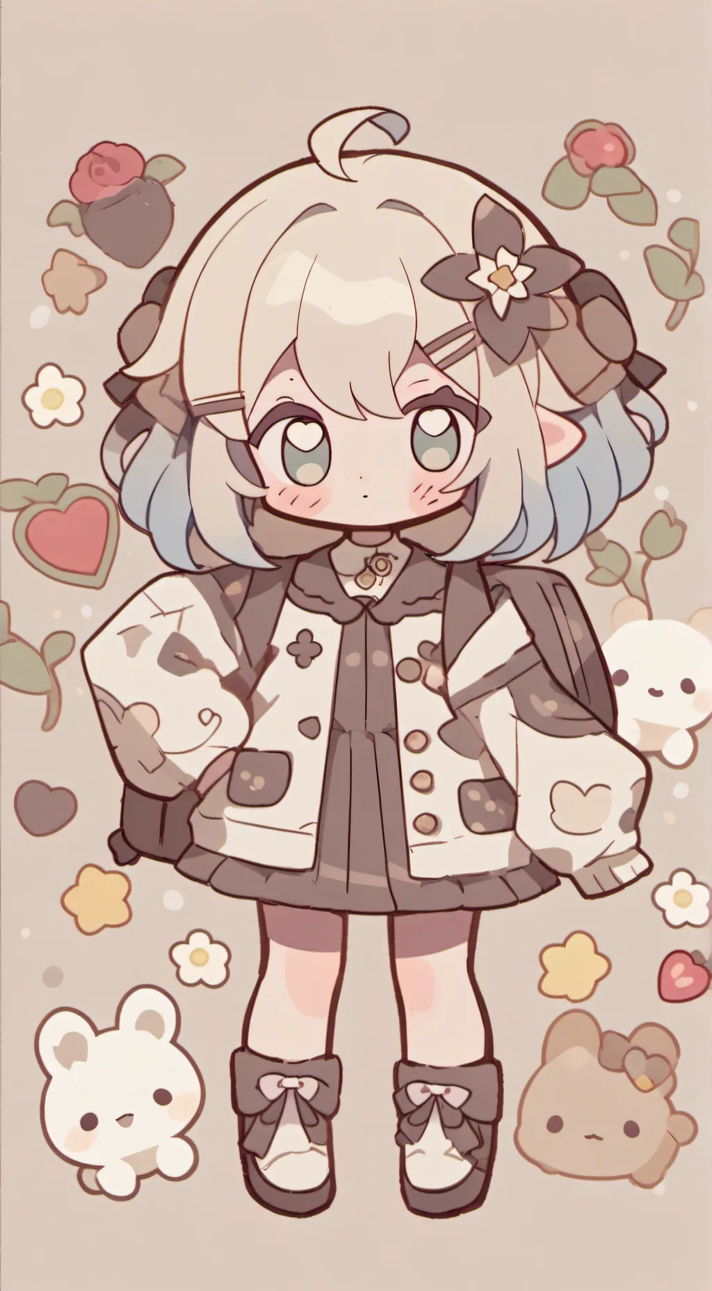ai character: DW BERRYVISION. 1 background
