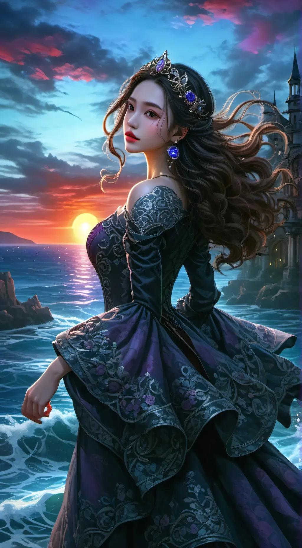 ai character: Aria background