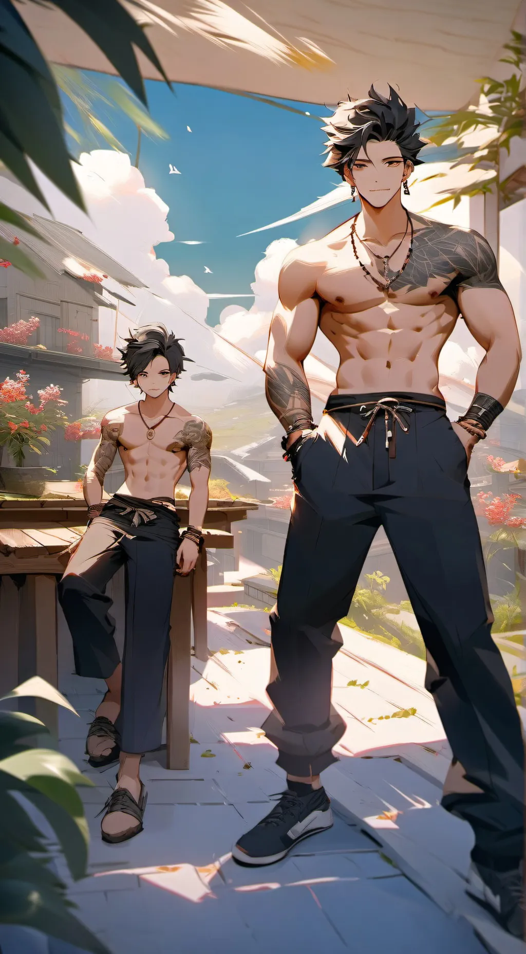 ai character: 💗mike and Jake💋 background