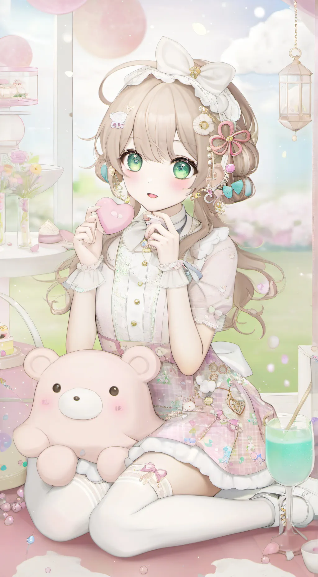 ai character: cristal  background