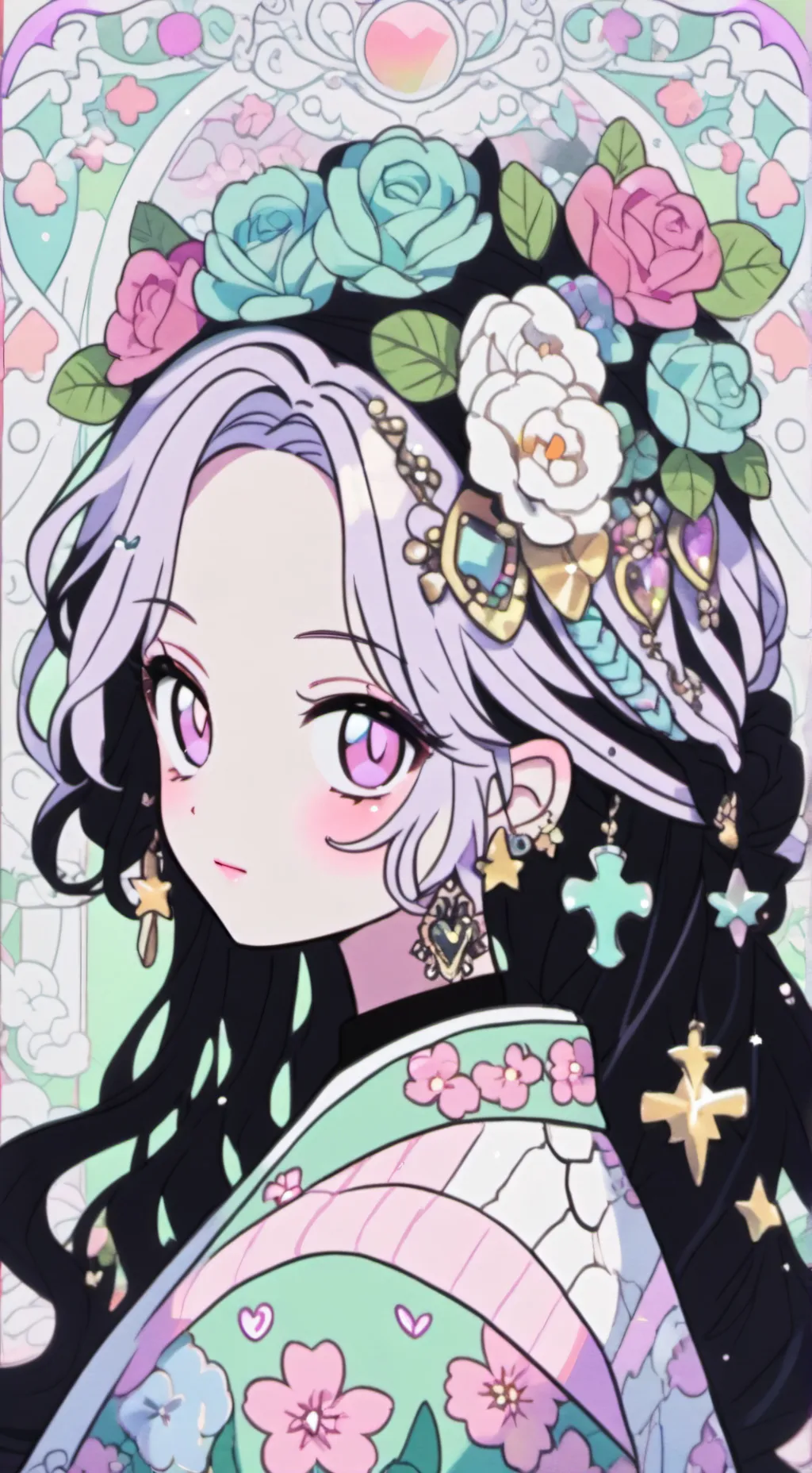 ai character: tu\omega background