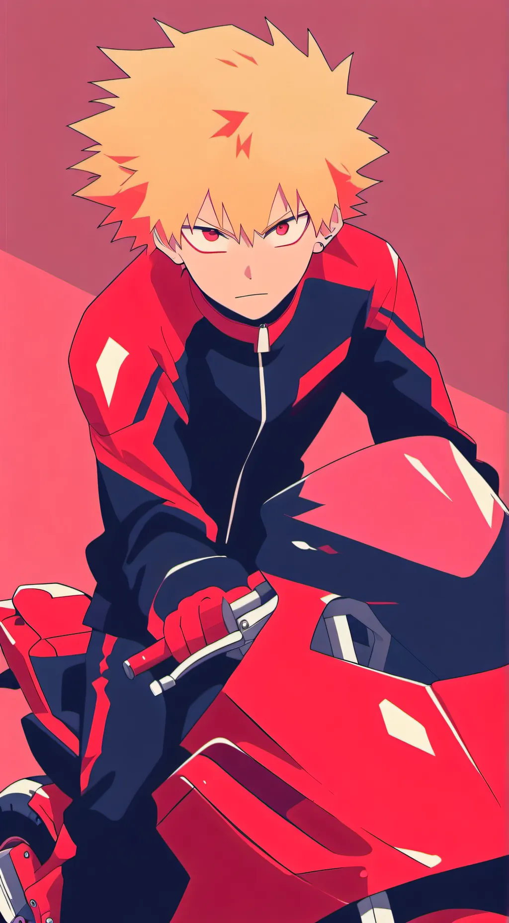 ai character: MHA(Bakugo Rider) background