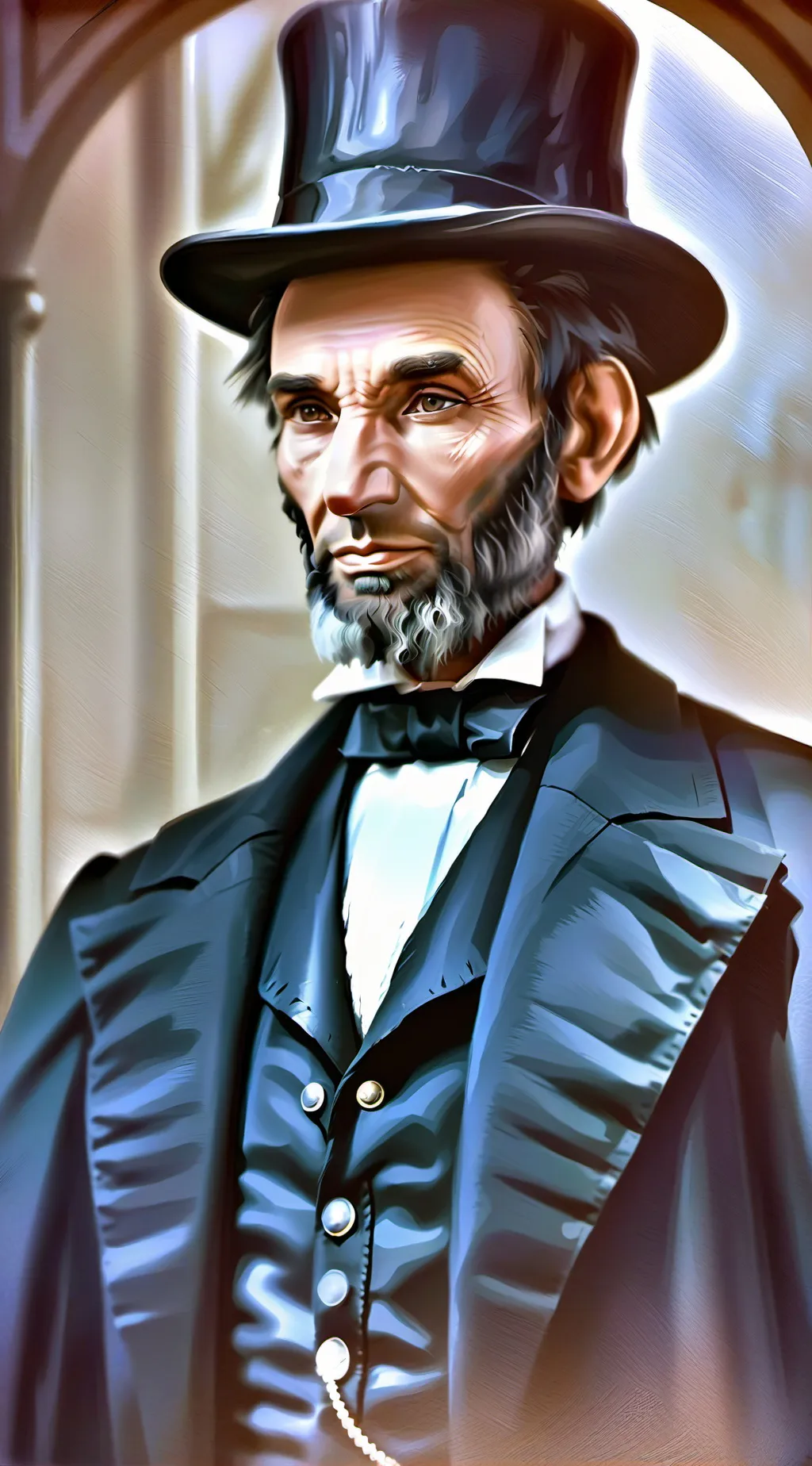 ai character: Abraham Lincoln background