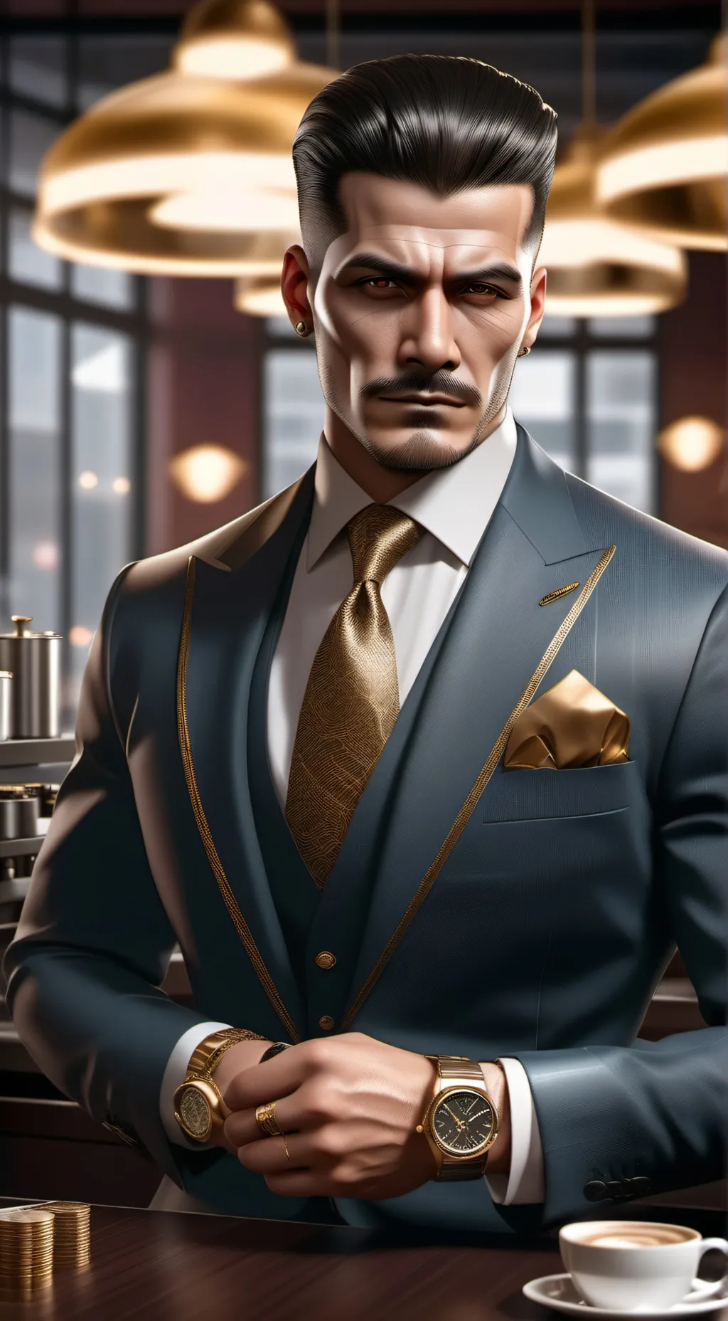 ai character: John  background